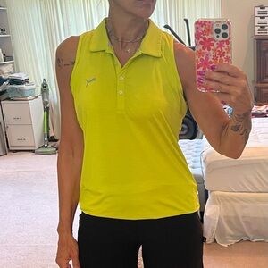 Puma racerback golf shirt